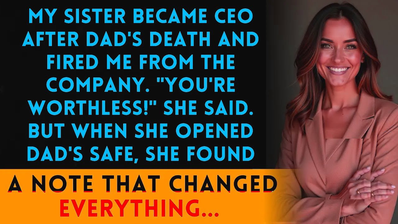 She Took Dad’s Job, Called Me Useless, and Kicked Me Out — Then the Safe Told a Different Story