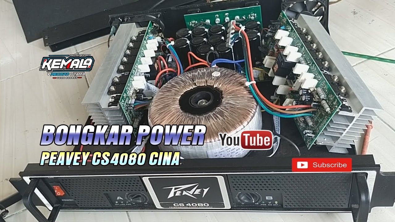 POWER PEAVEY CS4080 MADE IN CINA Di Bongkar Ternyata Gini...!!! / Grade A+ Murah Mantap...