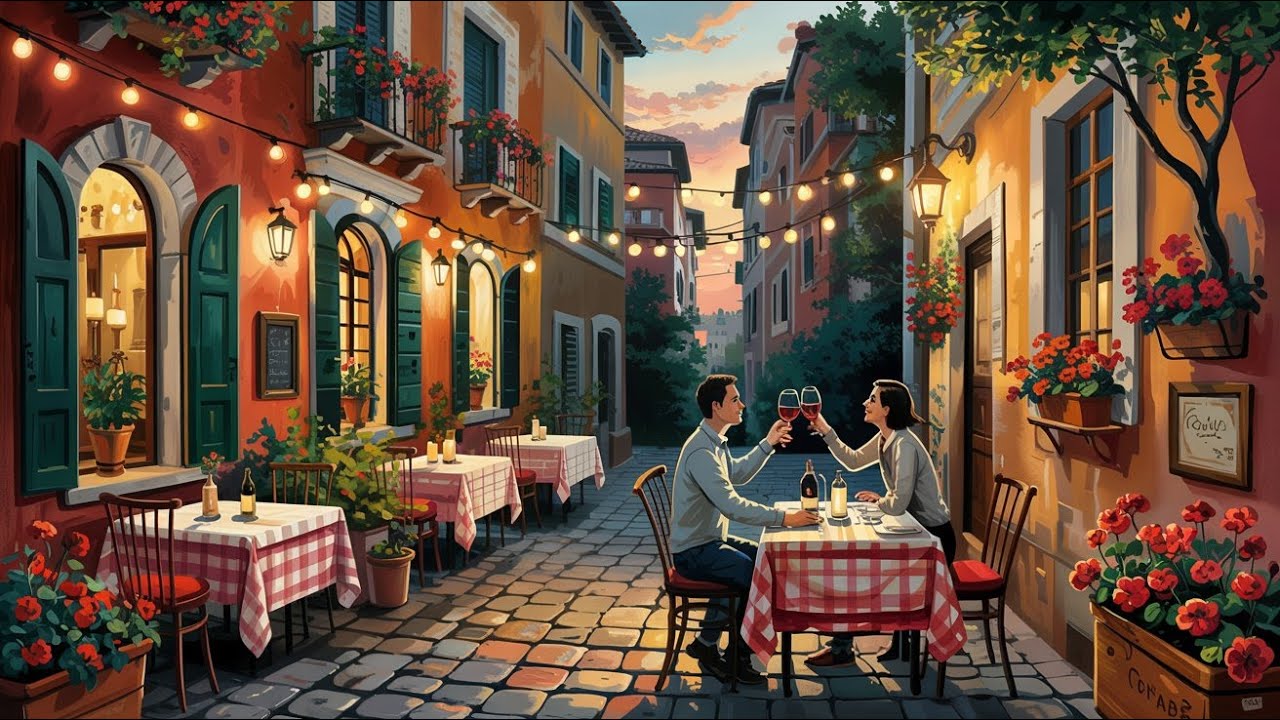 Trattoria Romance 🍷🎶 | Nostalgic Italian Accordion Instrumental