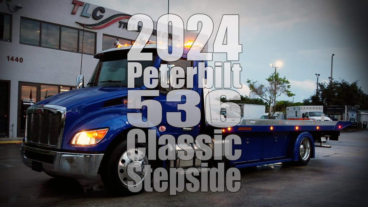 2024 Peterbilt 536 Classic Stepside Custom Jerr-DanⓇ XLP Carrier || TLC Truck