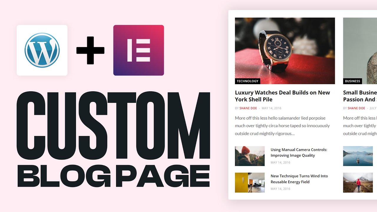 How To Create A Blog Page In WordPress Using Elementor (2026) Tutorial