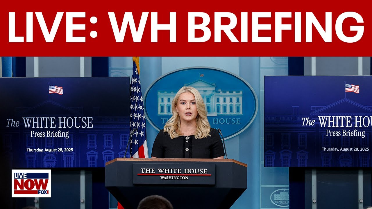 LIVE: White House press briefing amid tensions with Iran