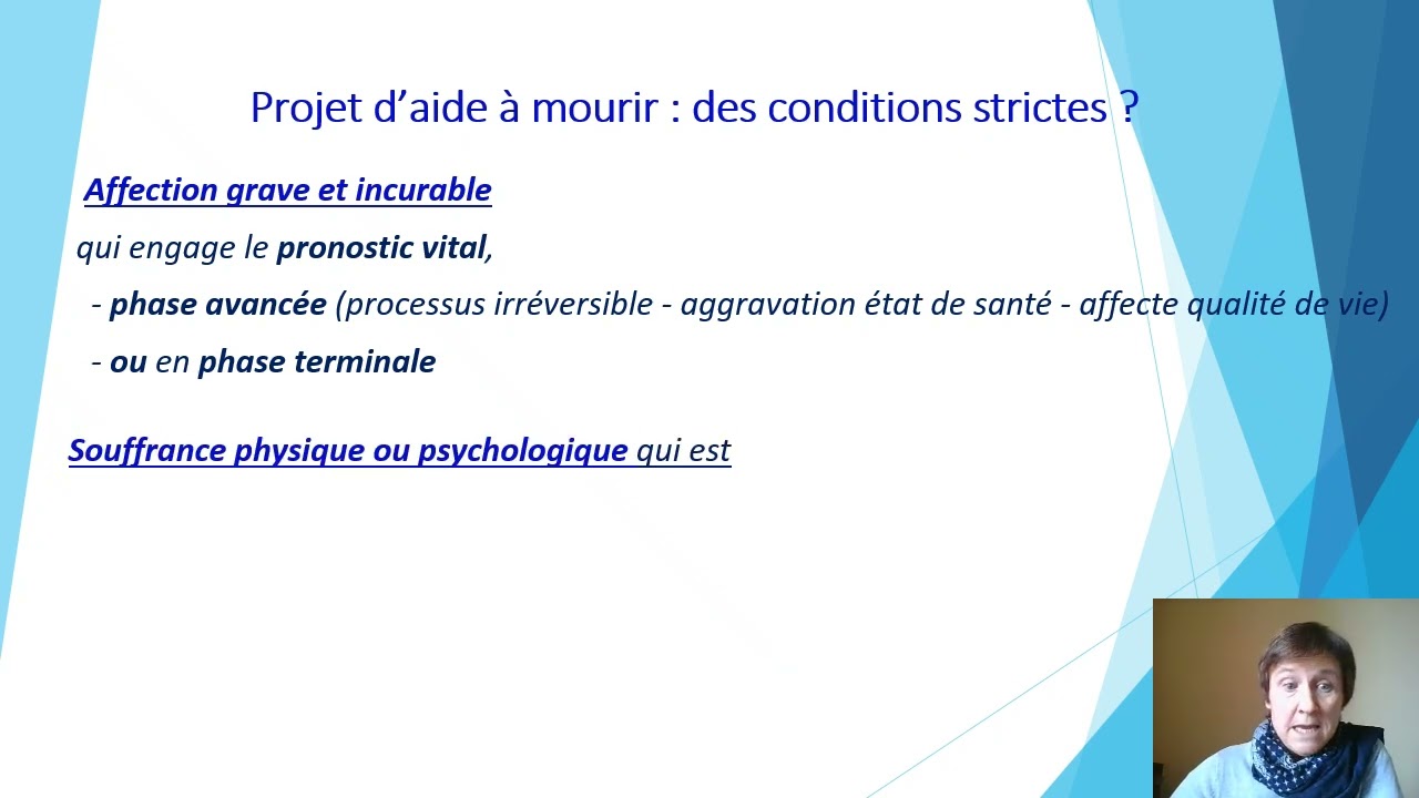 Projet d'aide à mourir: des conditions strictes? Par le Pr Aline Cheynet de Beaupré. 2/2/2026.