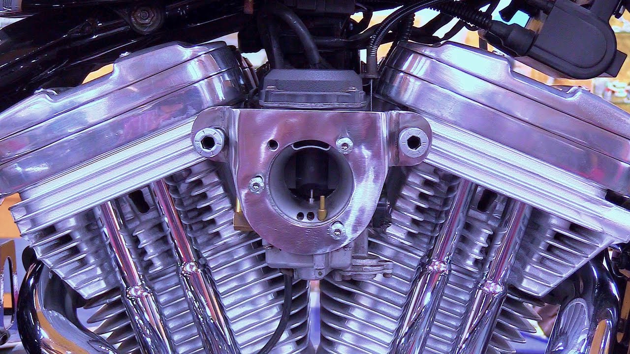 Harley Sportster, Handmade, Custom Carburetor Mount !