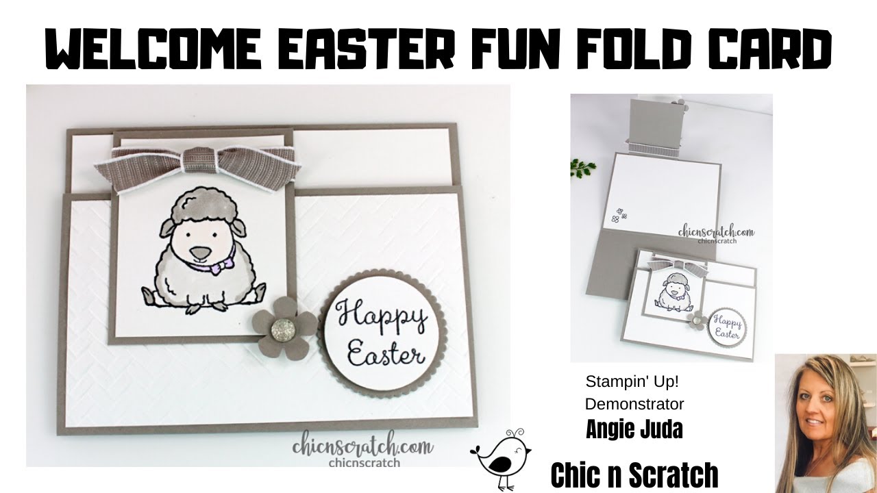 Welcome Easter Fun Fold Card