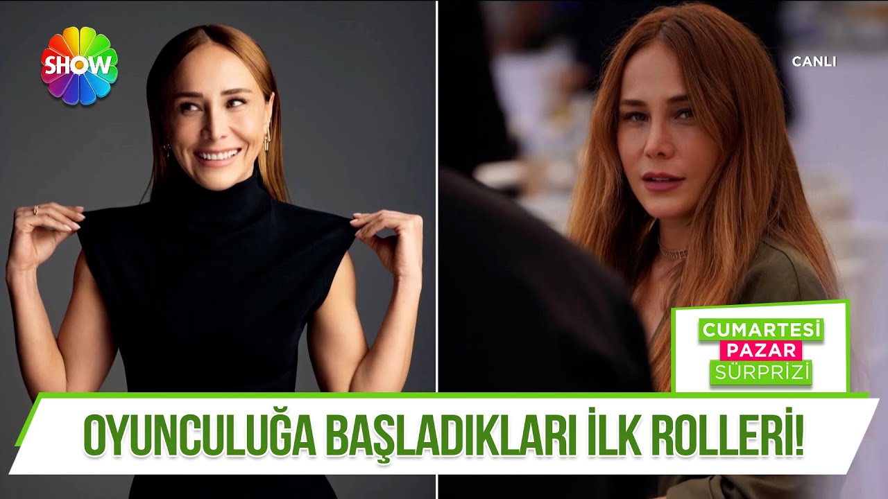 Ünlü oyuncuların ilk rolleri!