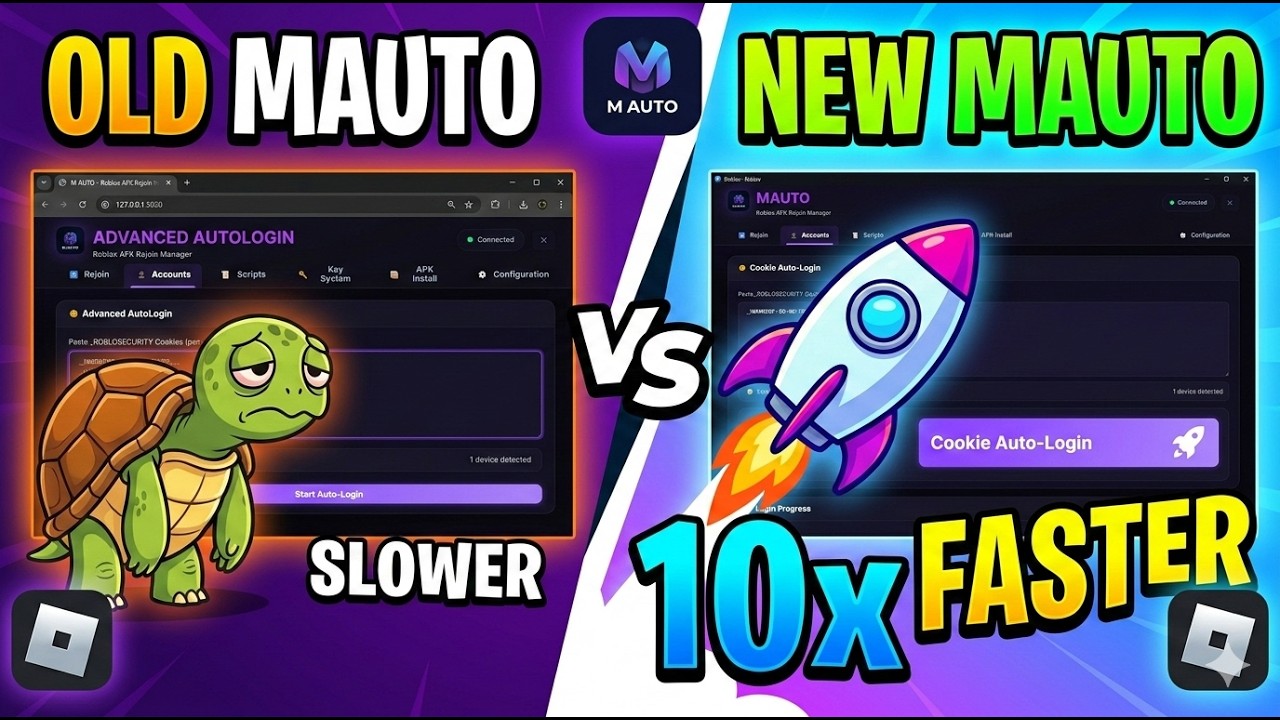 NEW MAUTO ROBLOX AUTOLOGIN IS x10 FASTER!
