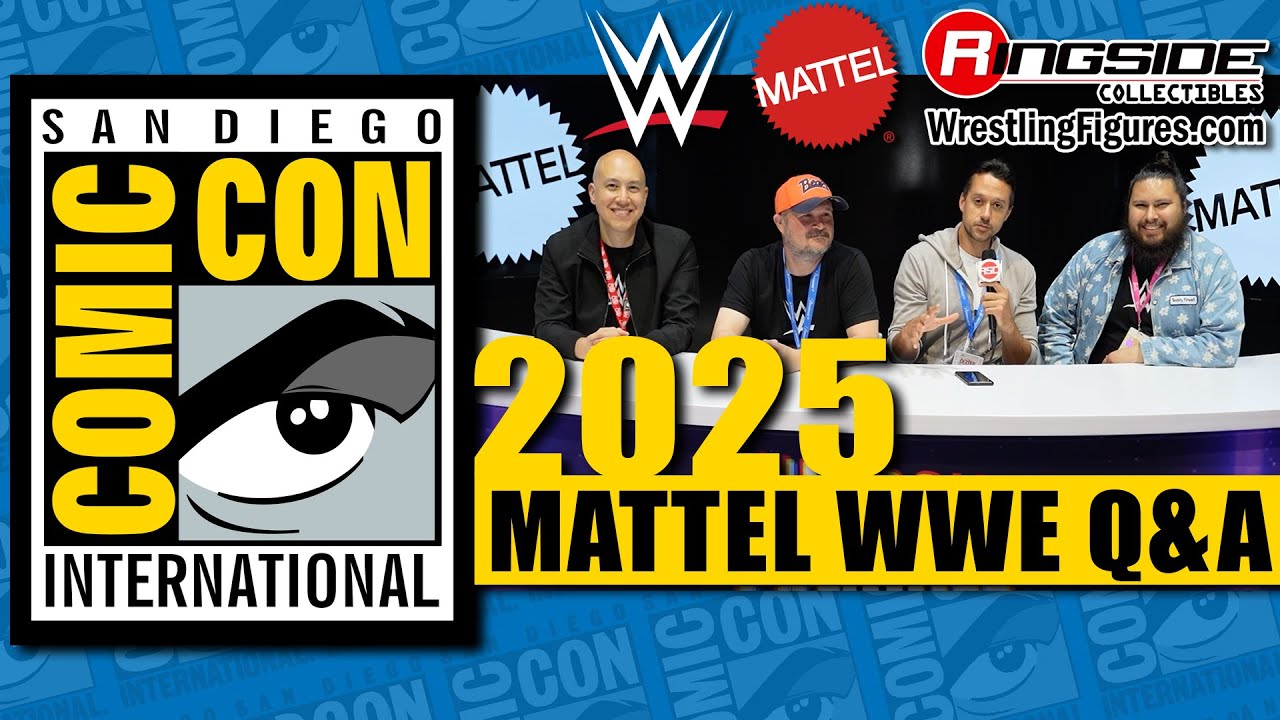 Mattel WWE Figure Q&A Session w/ Steve Ozer, Bill Miekina & Magic Olmos at San Diego Comic-Con 2025!