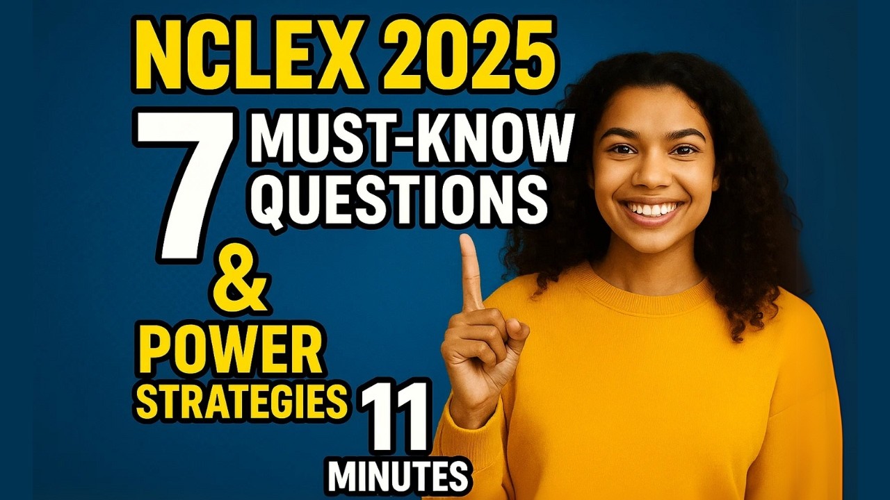 Сдайте NCLEX в 2025 году, ответив на эти 7 вопросов!