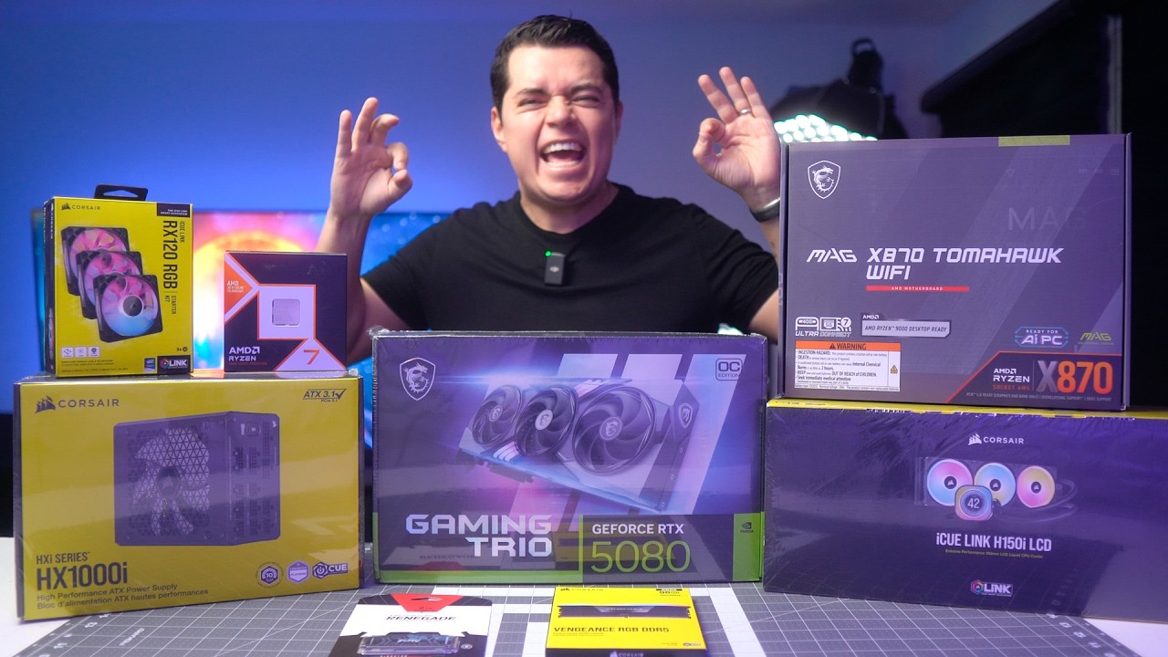 Armo la PC Gamer PERFECTA con RTX 5080 y 9800X3D | Protomdz