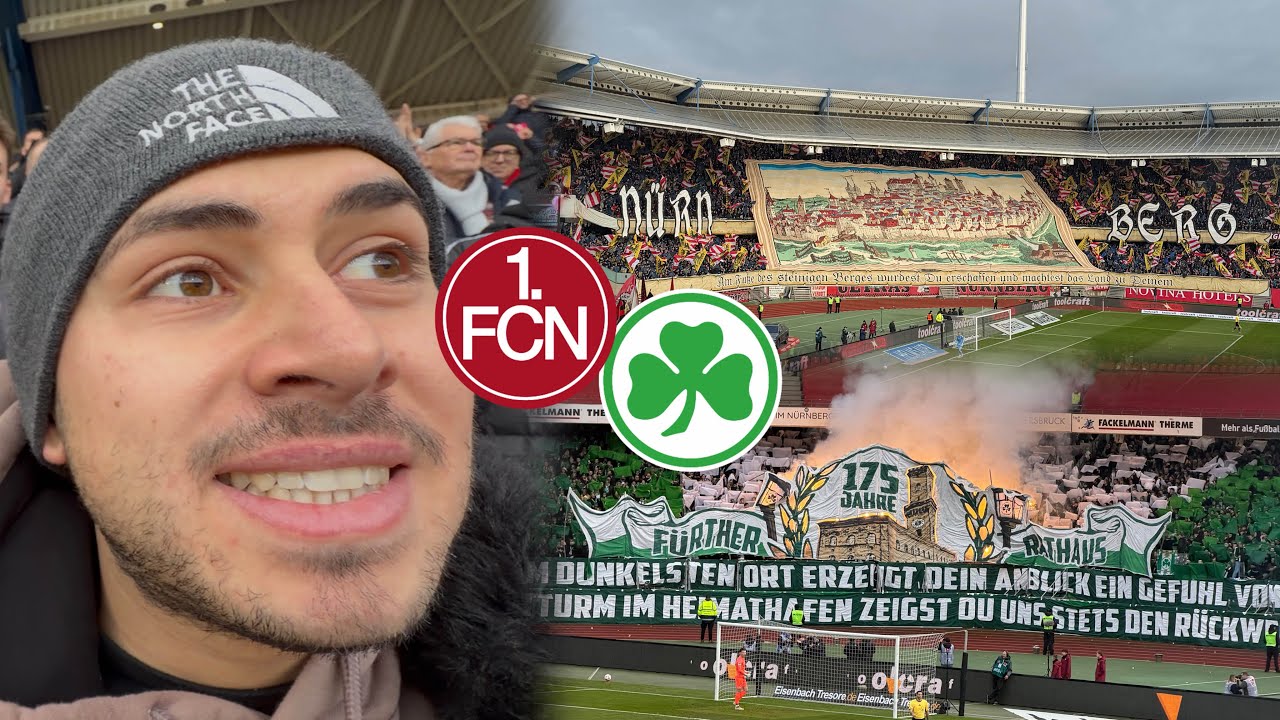 Das FRANKENDERBY enttäuscht NIE! 🔥 | 1.FC Nürnberg vs SpVgg Fürth | Stadionvlog 