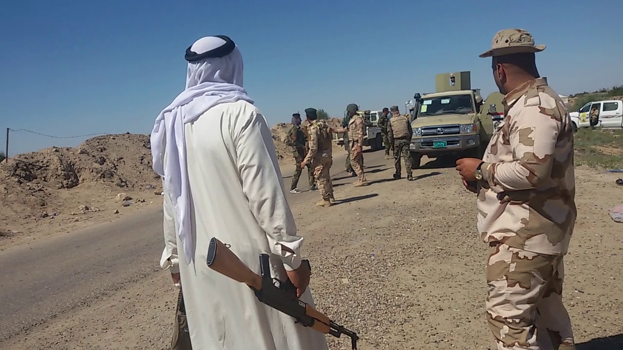 شجاعت الشيخ علي حايف محمد الجميلي بمشاركه تحرير الكرمه