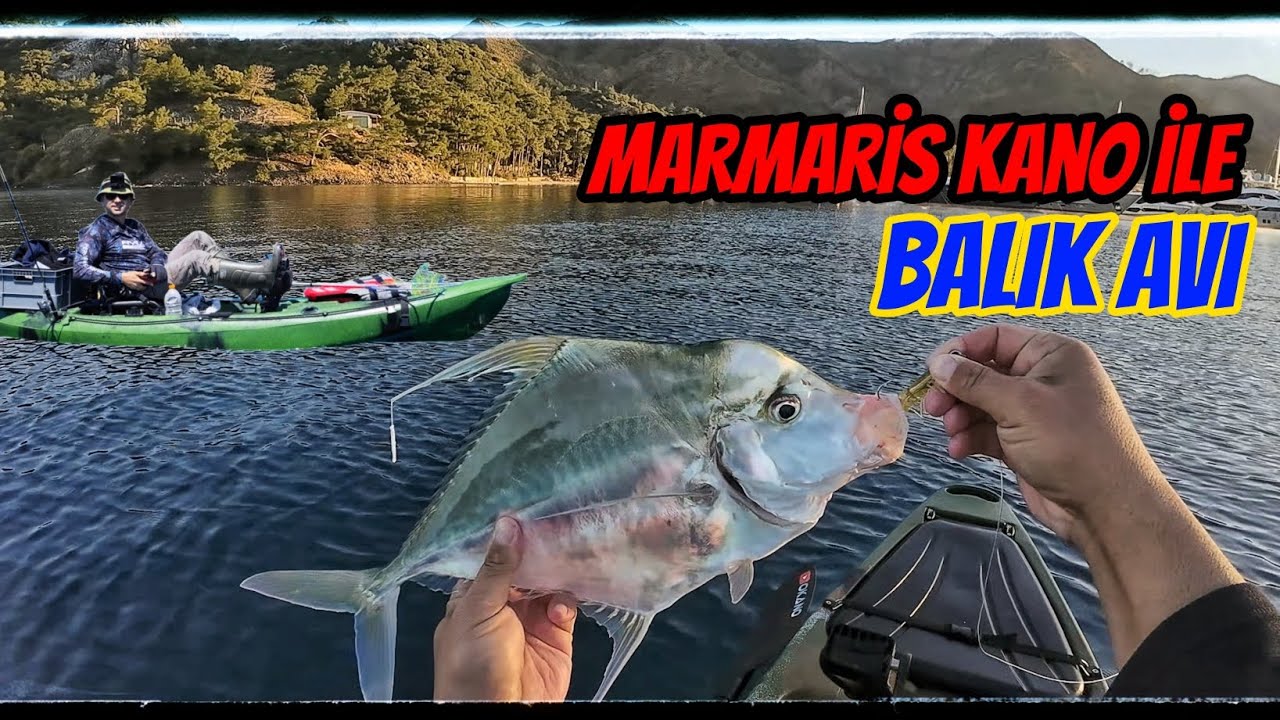 Kanoyla balık avı. Marmaris'te Deve balığı yakaladım. @balikkafasii #balıkçı #balık #kayakfishing