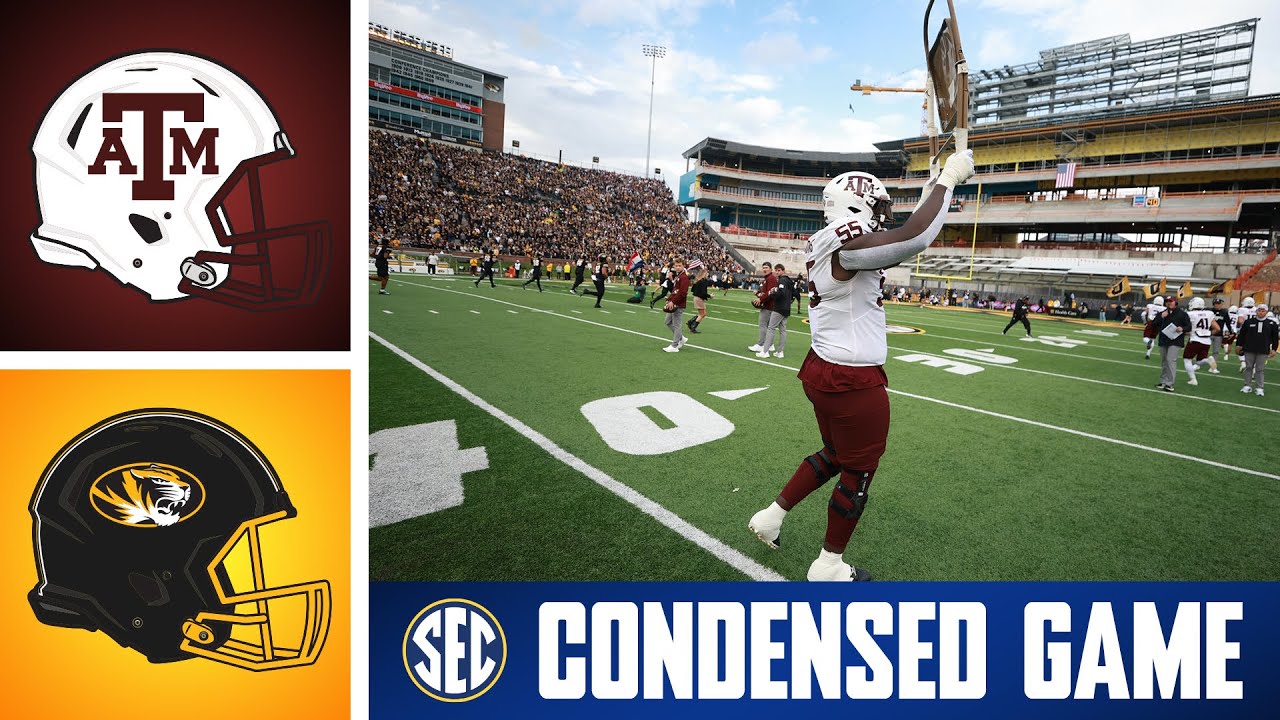 No. 3 Texas A&M Aggies at No. 22 Missouri Tigers | Condensed Game | 2025 SEC Football