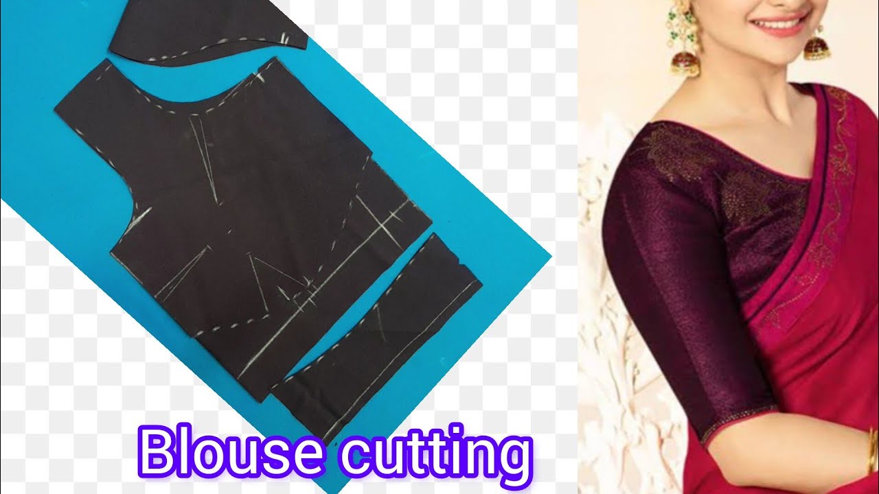 Blouse cross cutting// measurement Blouse method// 38🔃34🔃inch ✅️