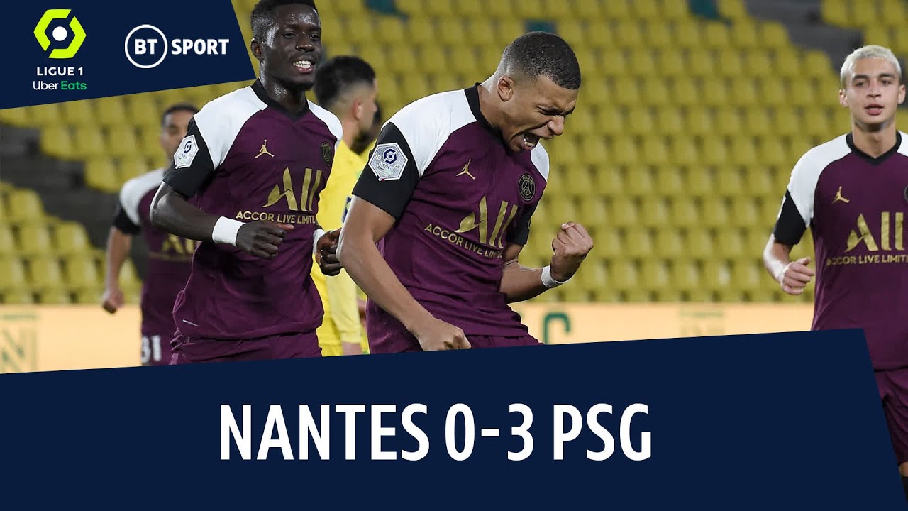Nantes vs PSG (0-3) | Ligue 1 highlights