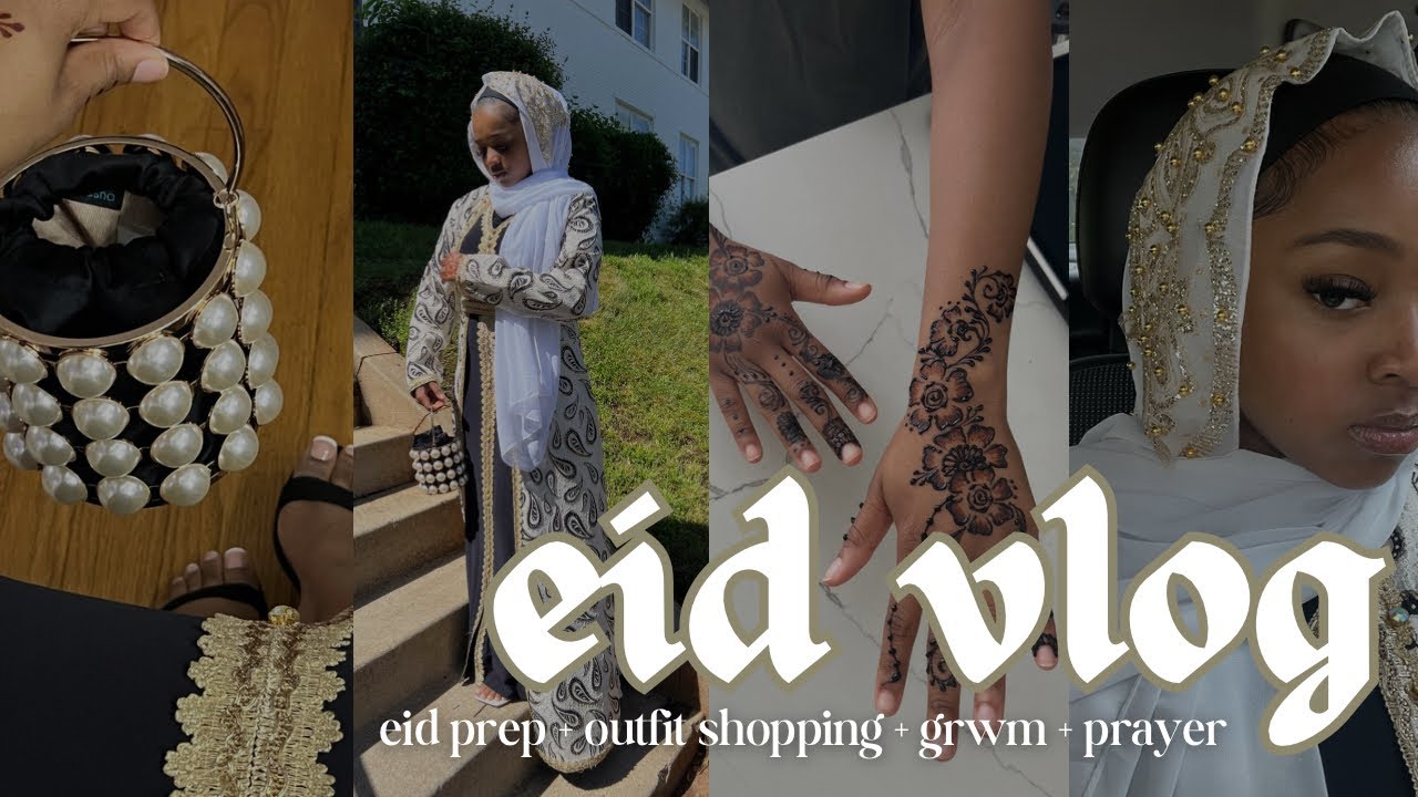 eid mubarak ♡ | eid prep, outfit shopping, grwm + prayer