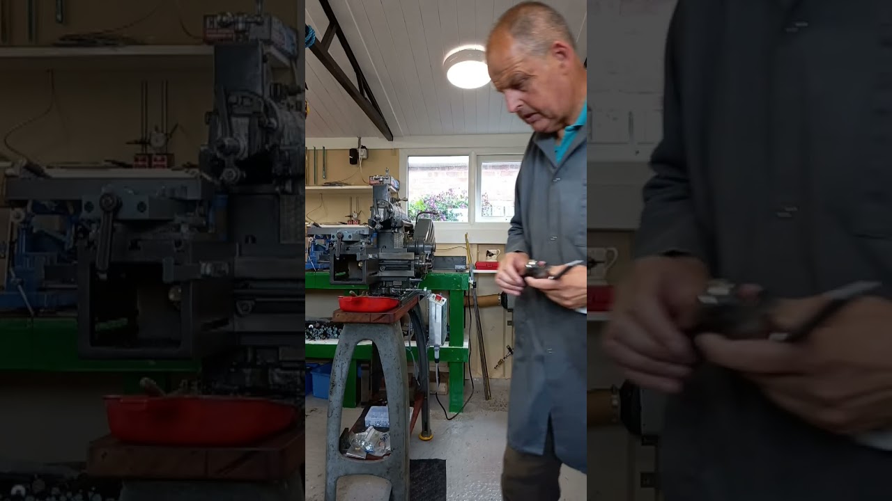 Atlas Metal Shaper squaring the ends of the test bar
