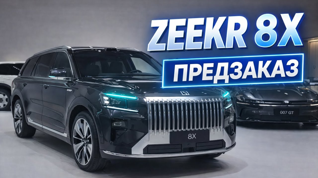 Открыт предзаказ на новый Zeekr 8X