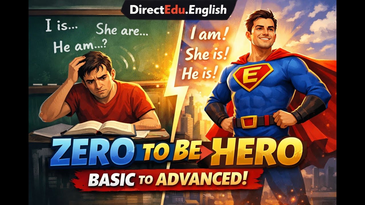 Verb 'To Be' Zero level || 