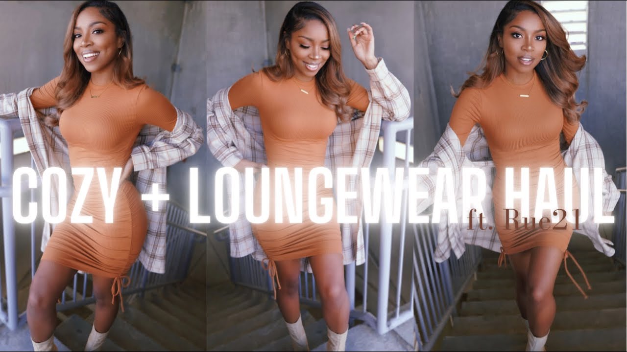 COZY WINTER LOUNGE CLOTHING HAUL (Sets, Loungewear) | Rue 21