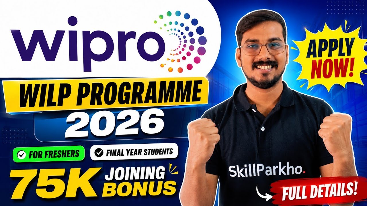 Wipro Recruitment 2026 | Earn While You Learn | Apply Process