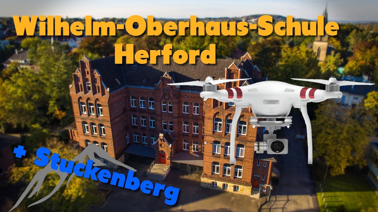 DJI Phantom Drohnenaufnahmen | Wilhelm Oberhaus Schule Herford & Stuckenberg + Rehe | Cinematic 4k