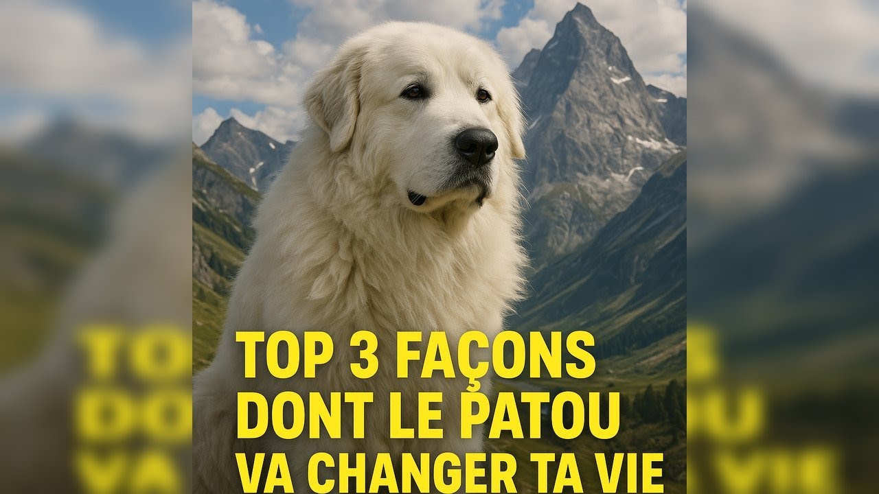 Top 3 façons dont un Patou va changer ta vie
