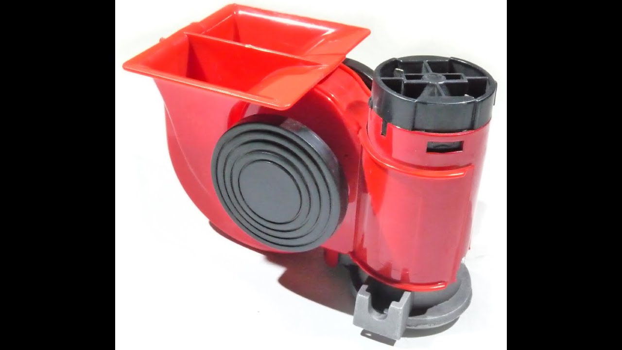 Potente Claxon Bocina Corneta Autos Bo095 Con Compresor [BAJASUBASS.COM]