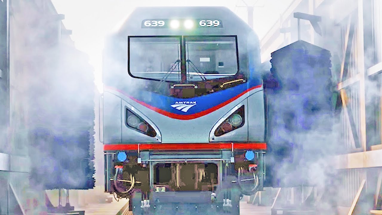 Amtrak Train Wash | Train Sim World