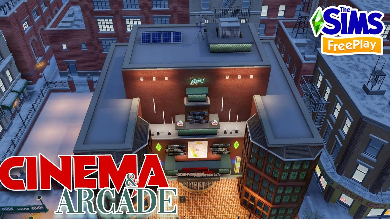 CINEMA & ARCADE | The Sims Freeplay by Nanney Sims
