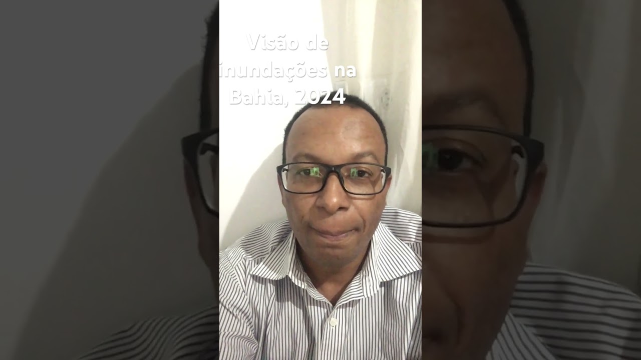 Visão com inundações na Bahia 2024. 