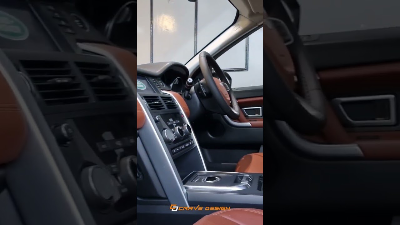 A complete interior makeover of the Landrover Discovery by crave design. 