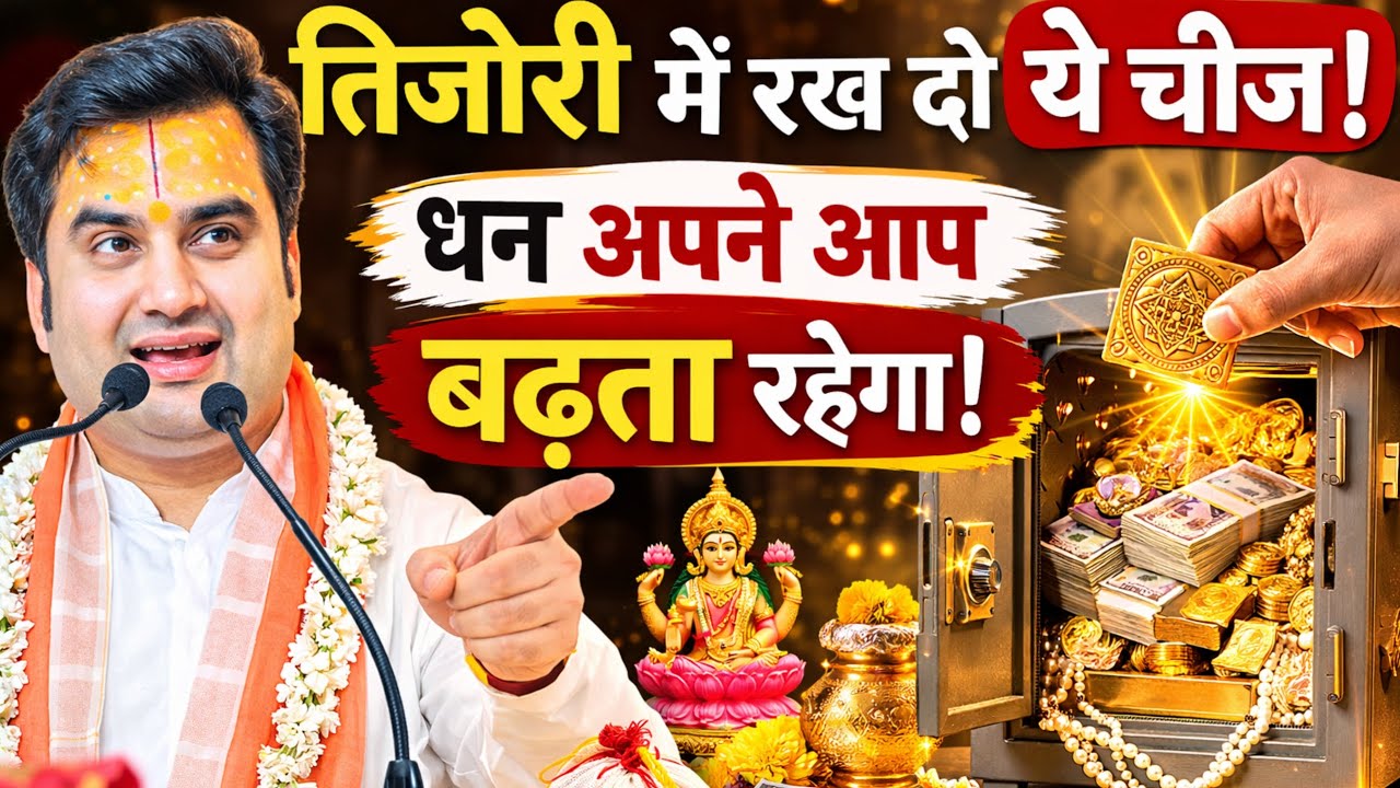तिजोरी में रख दो ये चीज - धन अपने आप बढ़ता ही रहेगा Shri indresh Maharaj ji ||
