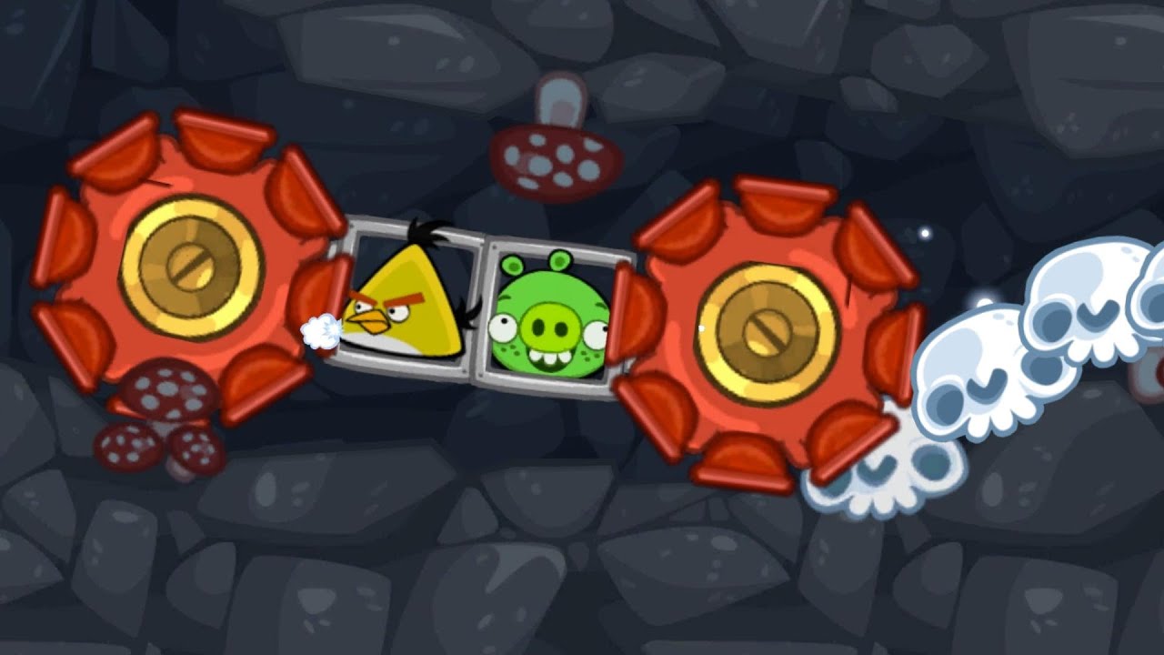 Bad Piggies - Full 45/45 All Skulls Found! (All Hidden Skull) - Shoot Lighting Gun To Take Skull!