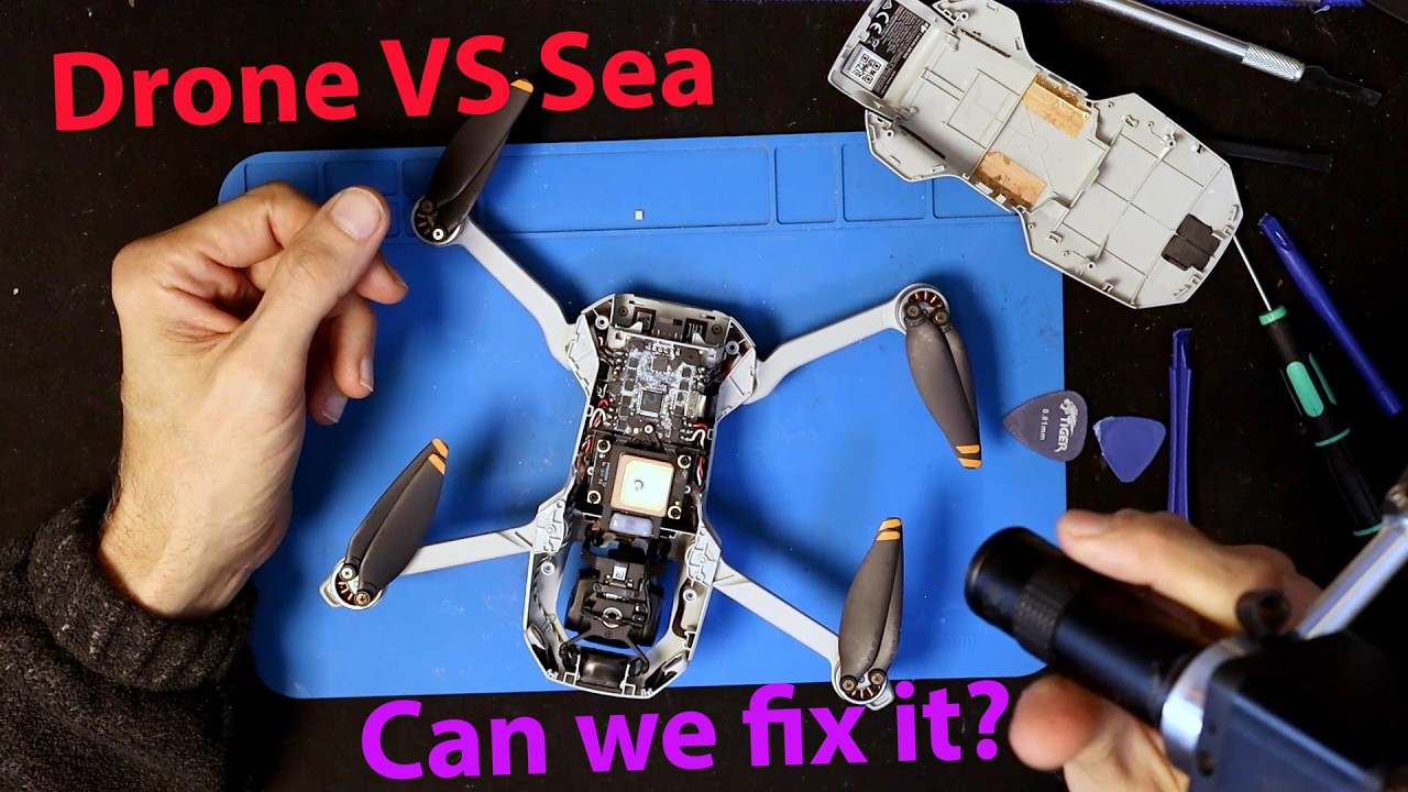 Drone VS Sea / Can we fix it? DJI Mini 2 liquid damage repair attempt - part 1