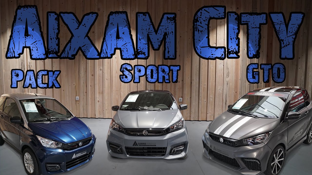 Die AIXAM City Modellreihe - Wo sind die Unterschiede? - GAMMA Fahrzeuge