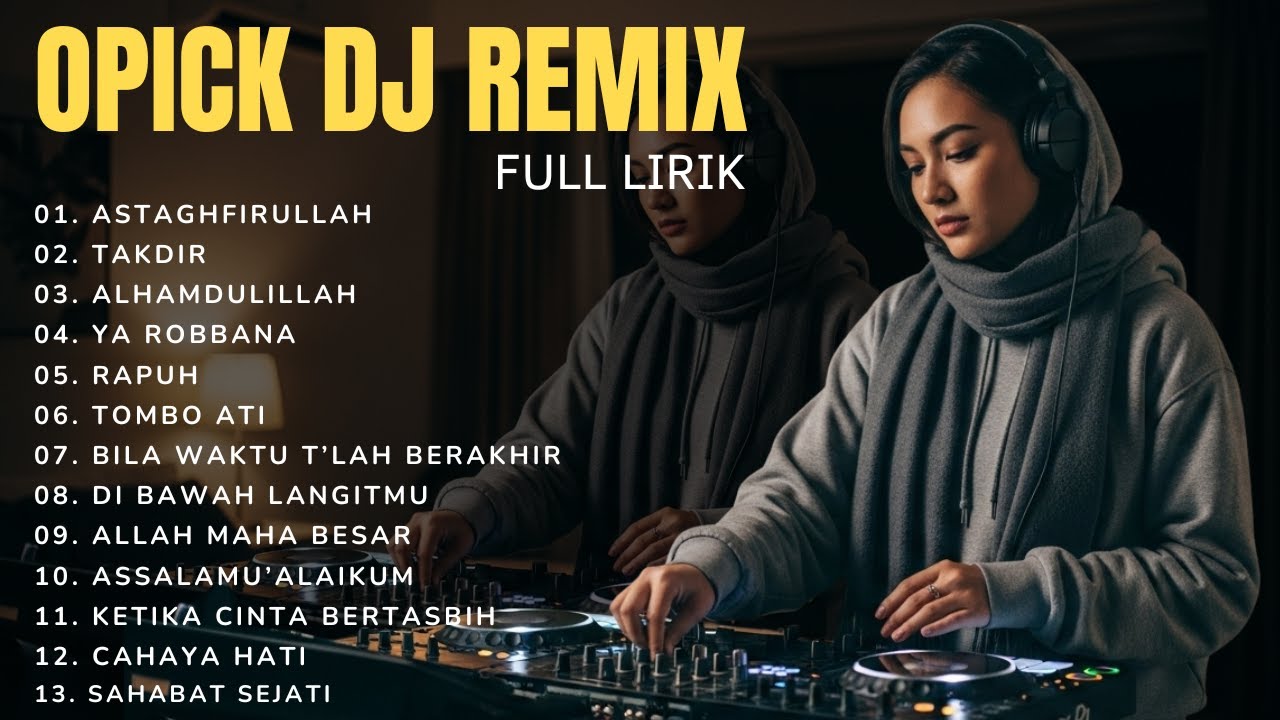 Opick DJ Remix 2025 &mdash; Lagu Religi Jadi Party Syahdu 🔥 | Full Album Jedag Jedug Religi