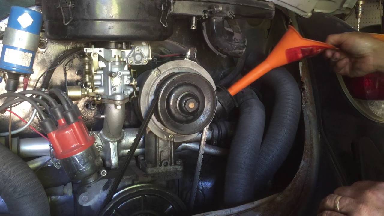 How to change oil in 1977 vw beetle