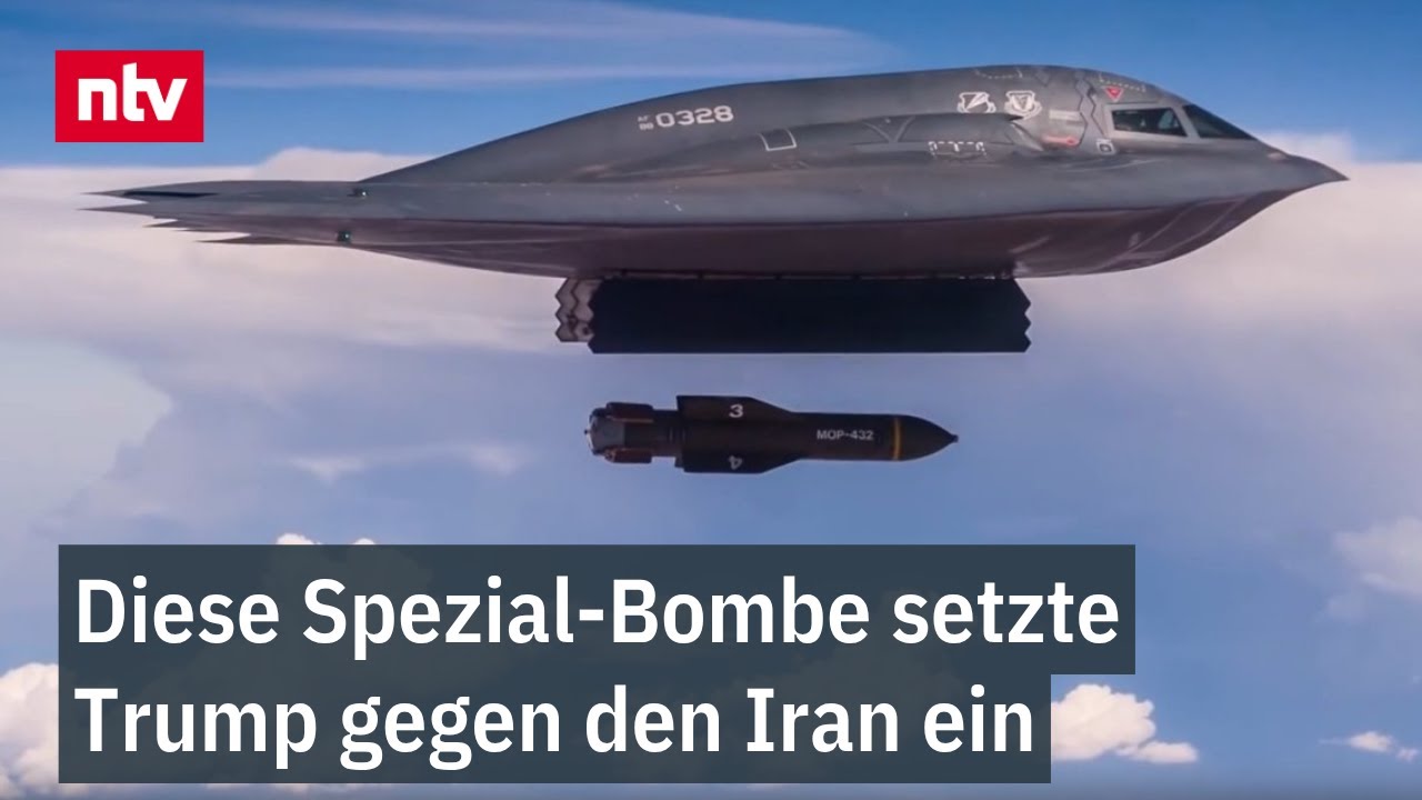 Bunkerbrechende US-Waffe GBU-57 - Diese Spezial-Bombe setzte Trump gegen den Iran ein