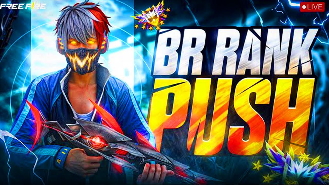 ⚡ GRANDMASTER TOP 1 PUSH! V Badge Lobby 💎 FF LIVE 🔴 Free Fire LIVE!