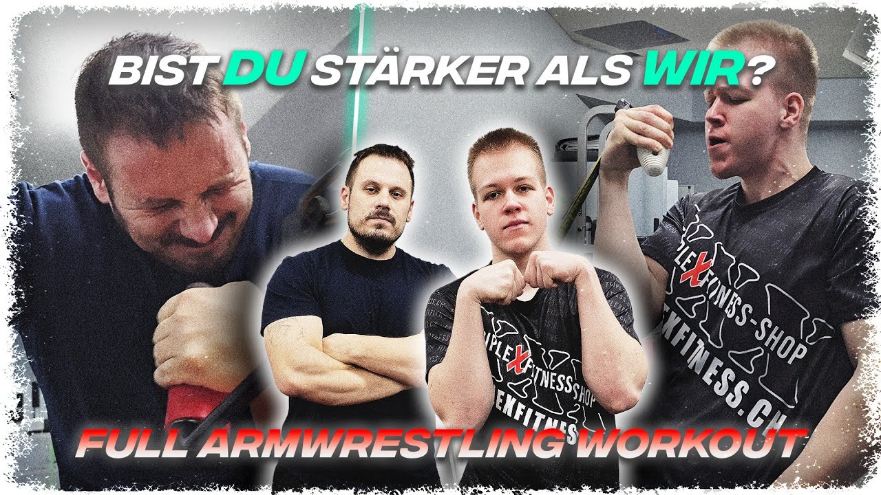 XXL ARMWRESTLING WORKOUT! So musst du als Armwrestler Trainieren!