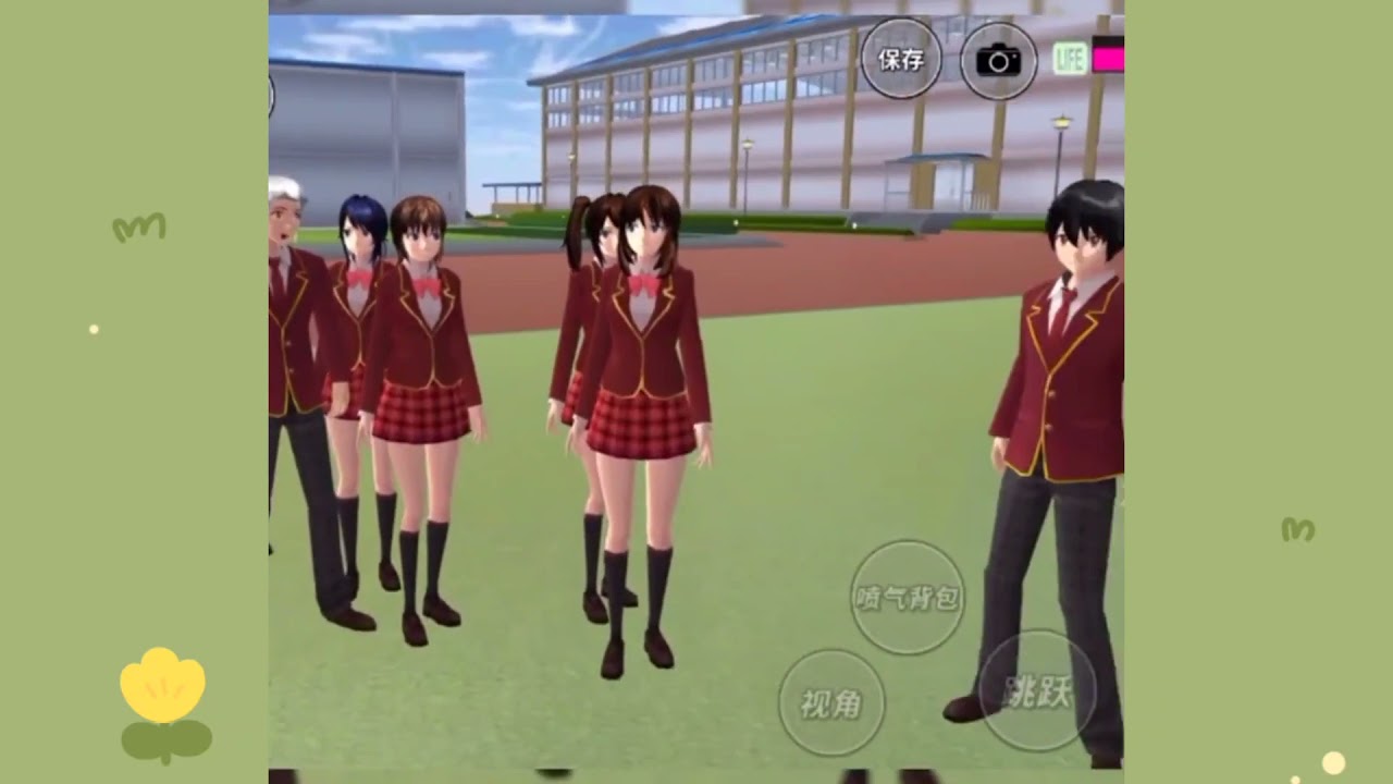 櫻花校園-《穿越复仇记😈》完整版 櫻花校園模擬器|校園故事|情感故事|愛情故事|玩遊戲講故事