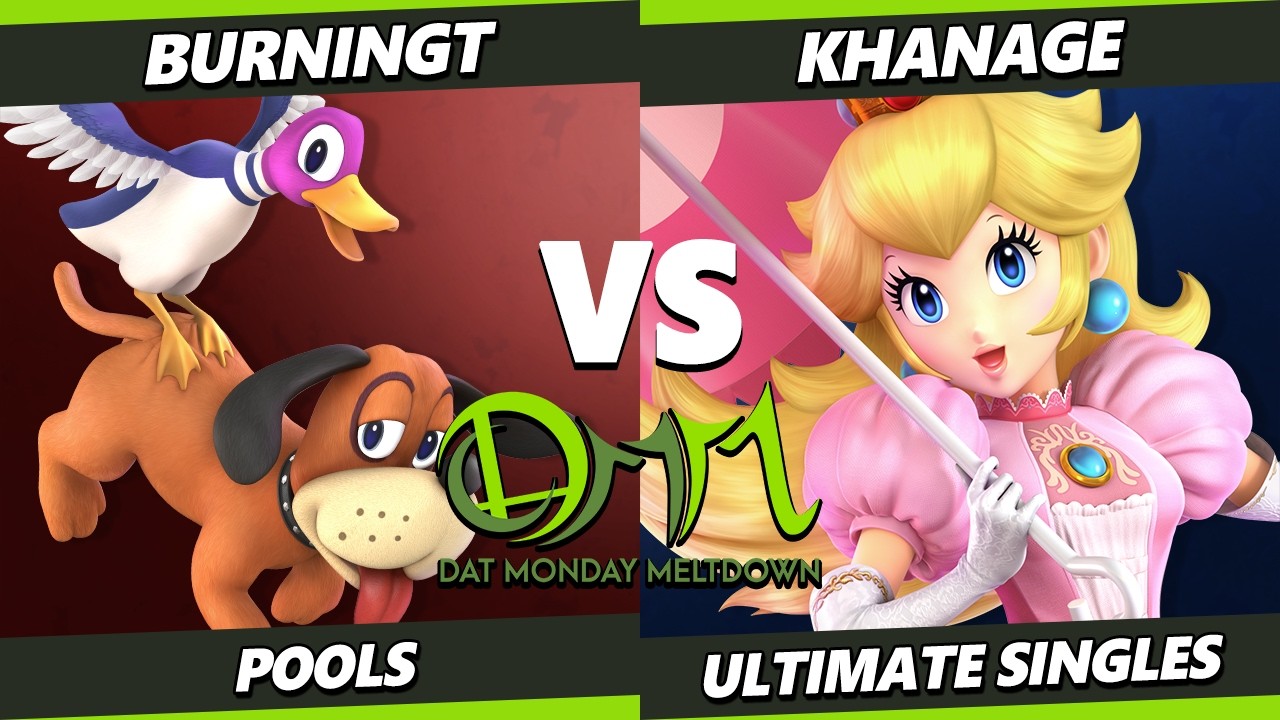 DAT MM 370 - BurningT (Duck Hunt Duo) Vs. Khanage (Peach) Smash Ultimate - SSBU