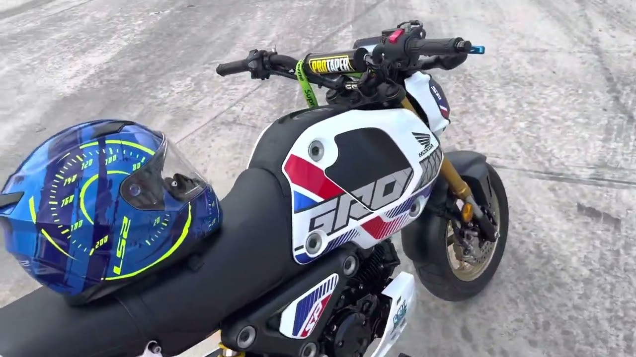 2023 Honda Grom Sp Stunt Bike (Mods) & tips on How To Wheelie. RPM
