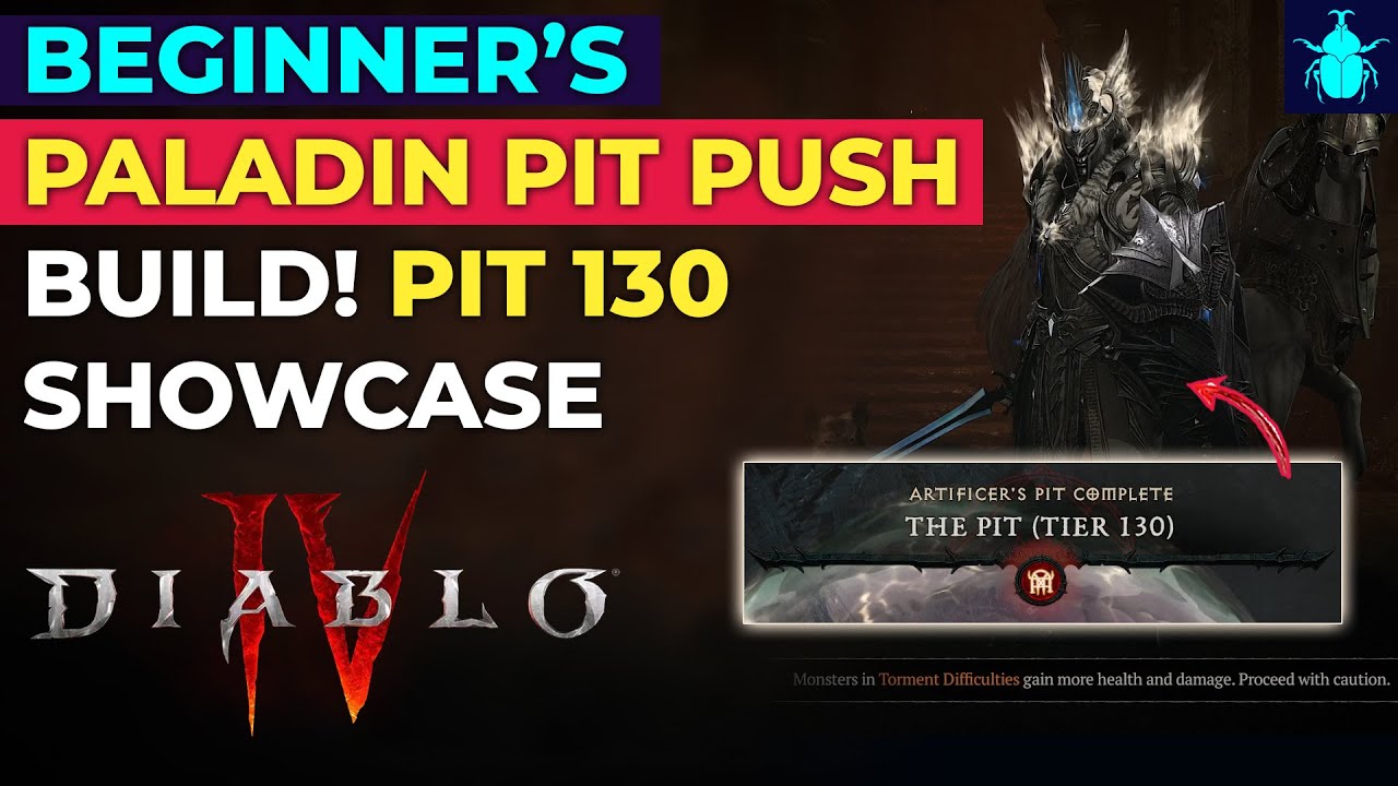 Diablo 4: Beginner's Paladin Pit Push Build (Pit 130 Showcase)