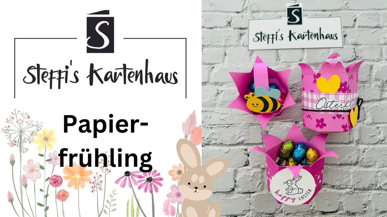 Sechseckiges Osterkörbchen in 3 Variationen Stampin‘ Up! MEANT TO BEE SSSO SÜSS OSTERN DIY Anleitung