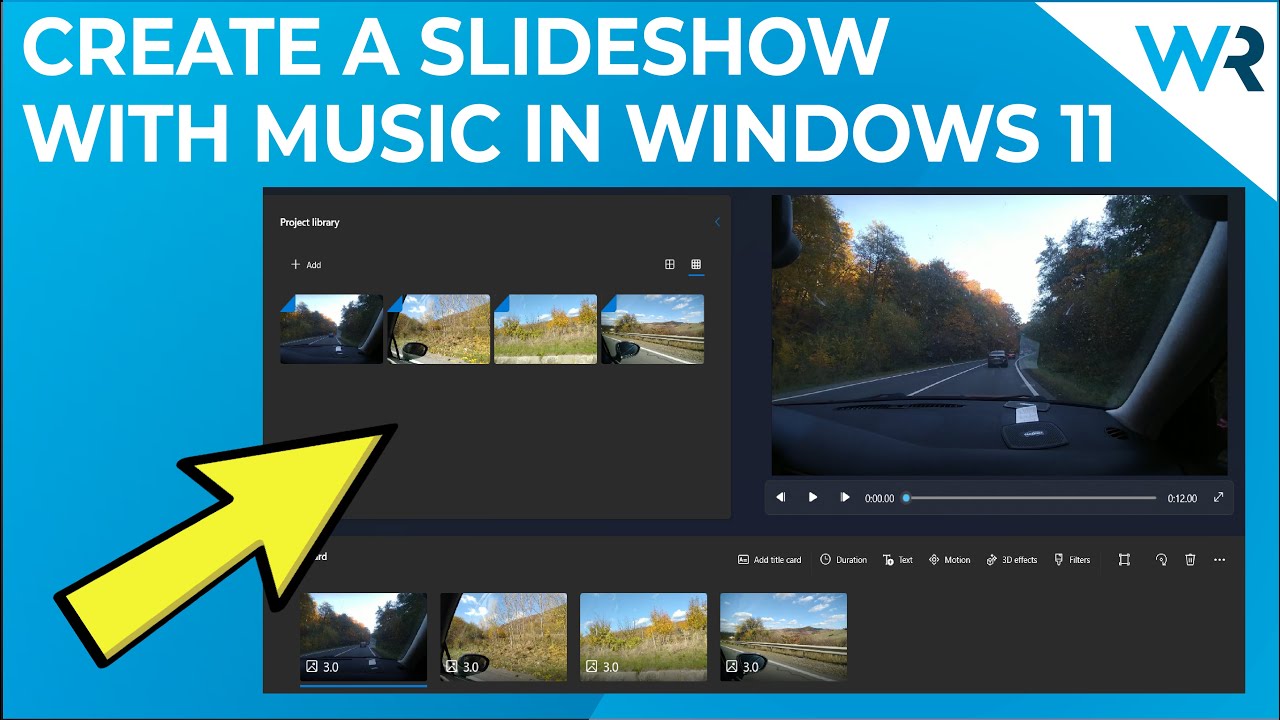 Как создать слайд-шоу с музыкой в ​​Windows 11