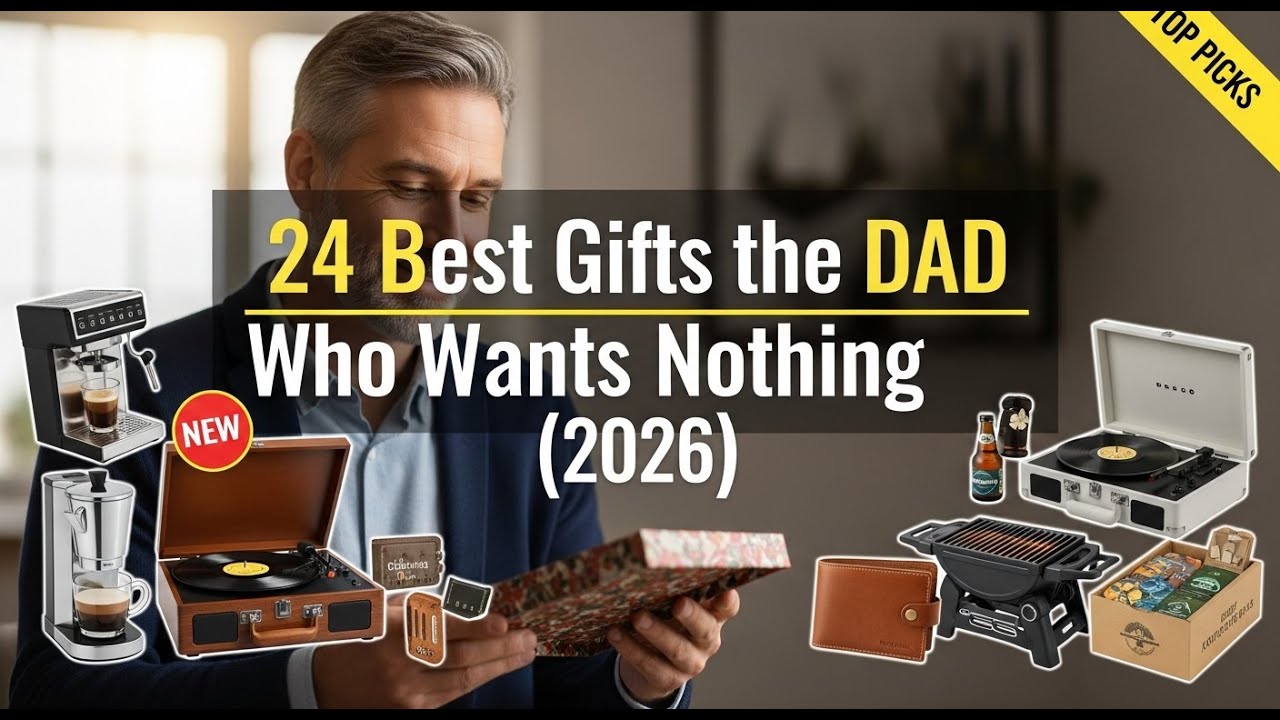 24 лучших подарка для папы, которому ничего не нужно (2026) 🎁 Уникальные и полезные идеи