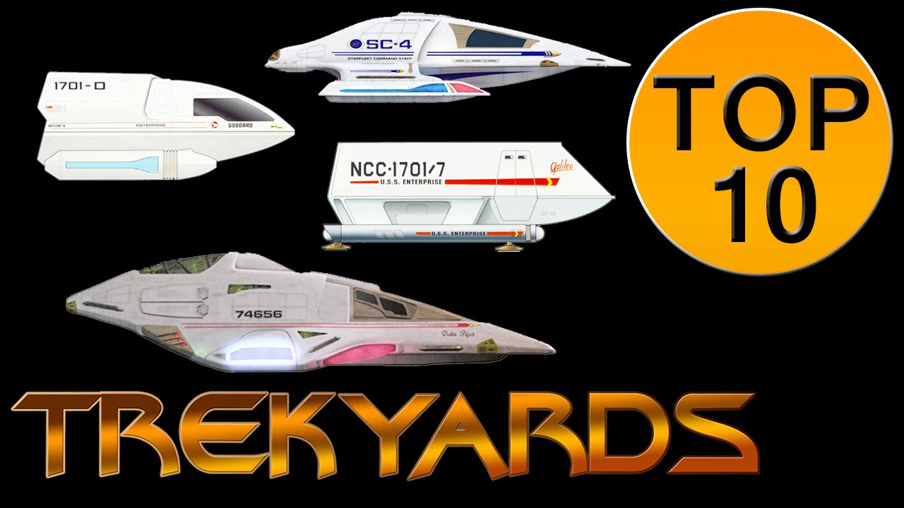 Trekyards Top 10 - Starfleet Shuttles (Canon)